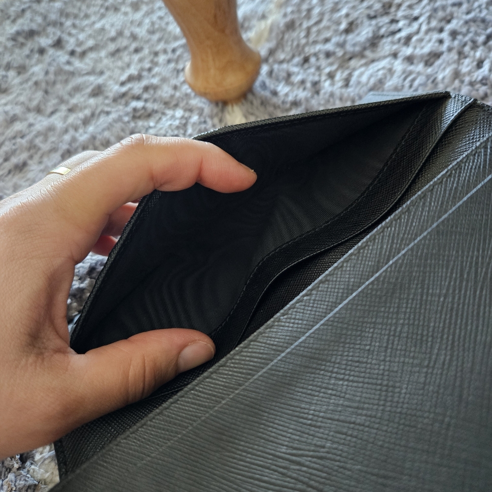 Prada Black Saffiano Leather Long Wallet - Picture 8 of 10